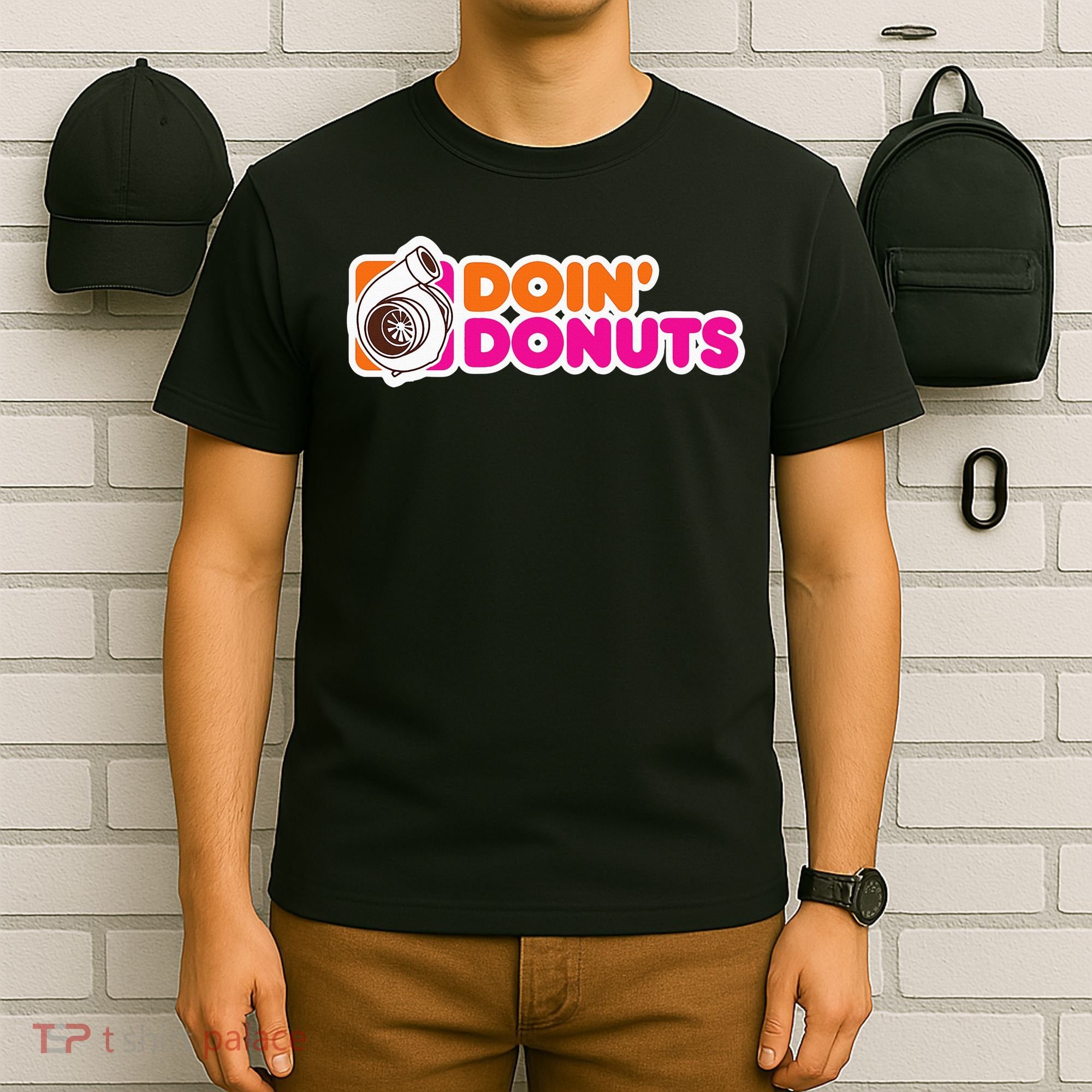 Doin' Donuts Funny Racing & Drift Car Enthusiast T-Shirt