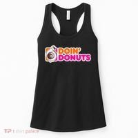 Doin' Donuts Funny Racing & Drift Car Enthusiast Women's Tank Top thumb 0