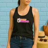 Doin' Donuts Funny Racing & Drift Car Enthusiast Women's Tank Top thumb 2