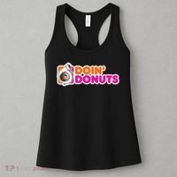 Doin' Donuts Funny Racing & Drift Car Enthusiast Women's Tank Top thumb 3