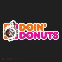 Doin' Donuts Funny Racing & Drift Car Enthusiast Hat thumb 2