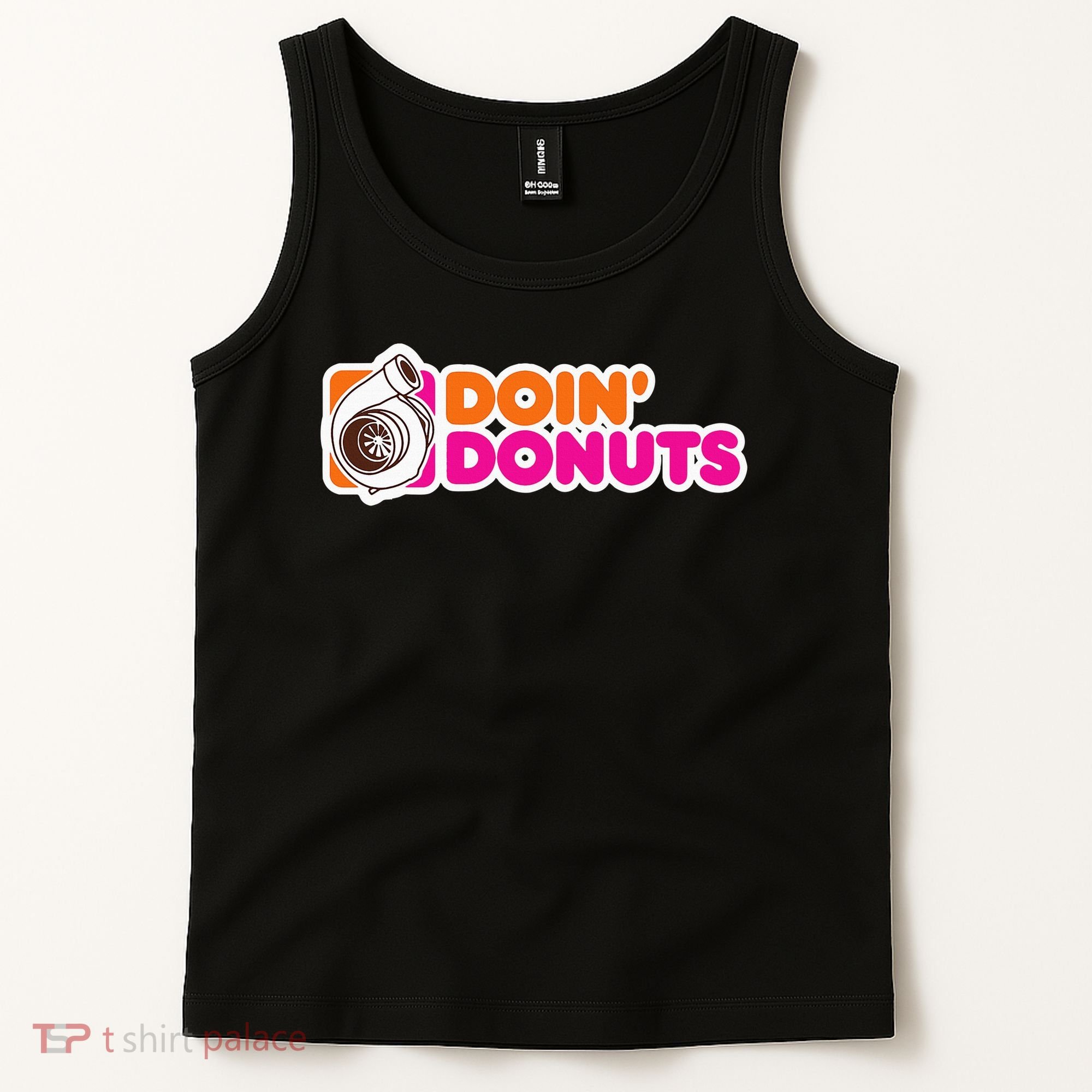 Doin' Donuts Funny Racing & Drift Car Enthusiast Tank Top