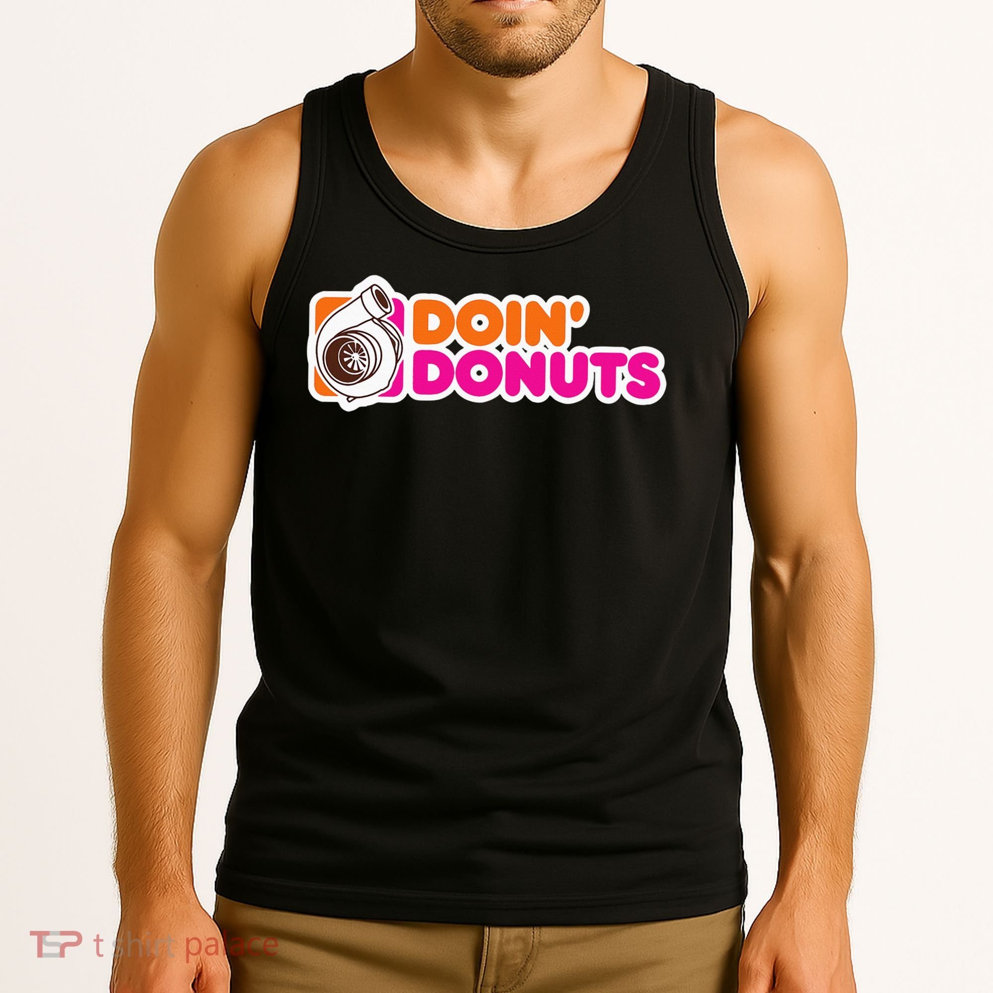 Doin' Donuts Funny Racing & Drift Car Enthusiast Tank Top