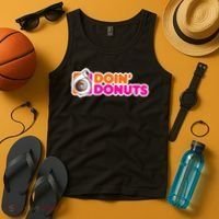 Doin' Donuts Funny Racing & Drift Car Enthusiast Tank Top thumb 4