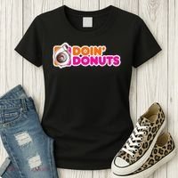 Doin' Donuts Funny Racing & Drift Car Enthusiast Women's T-Shirt thumb 3