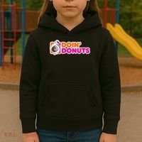 Doin' Donuts Funny Racing & Drift Car Enthusiast Kids Hoodie thumb 3