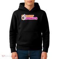 Doin' Donuts Funny Racing & Drift Car Enthusiast Kids Hoodie thumb 4