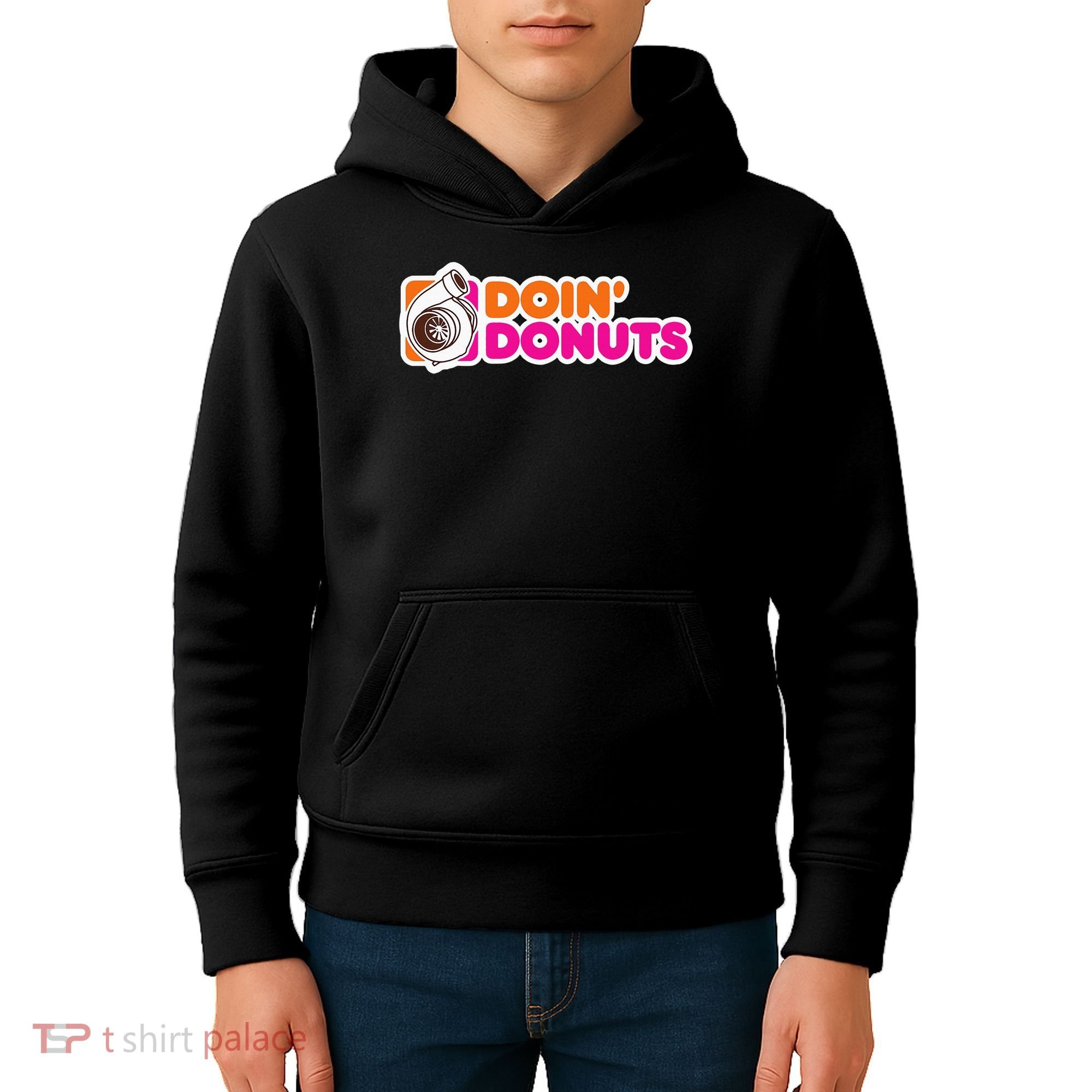 Doin' Donuts Funny Racing & Drift Car Enthusiast Kids Hoodie