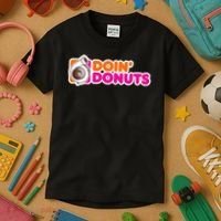 Doin' Donuts Funny Racing & Drift Car Enthusiast Kids T-Shirt thumb 3