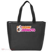 Doin' Donuts Funny Racing & Drift Car Enthusiast Tote Bag thumb 0