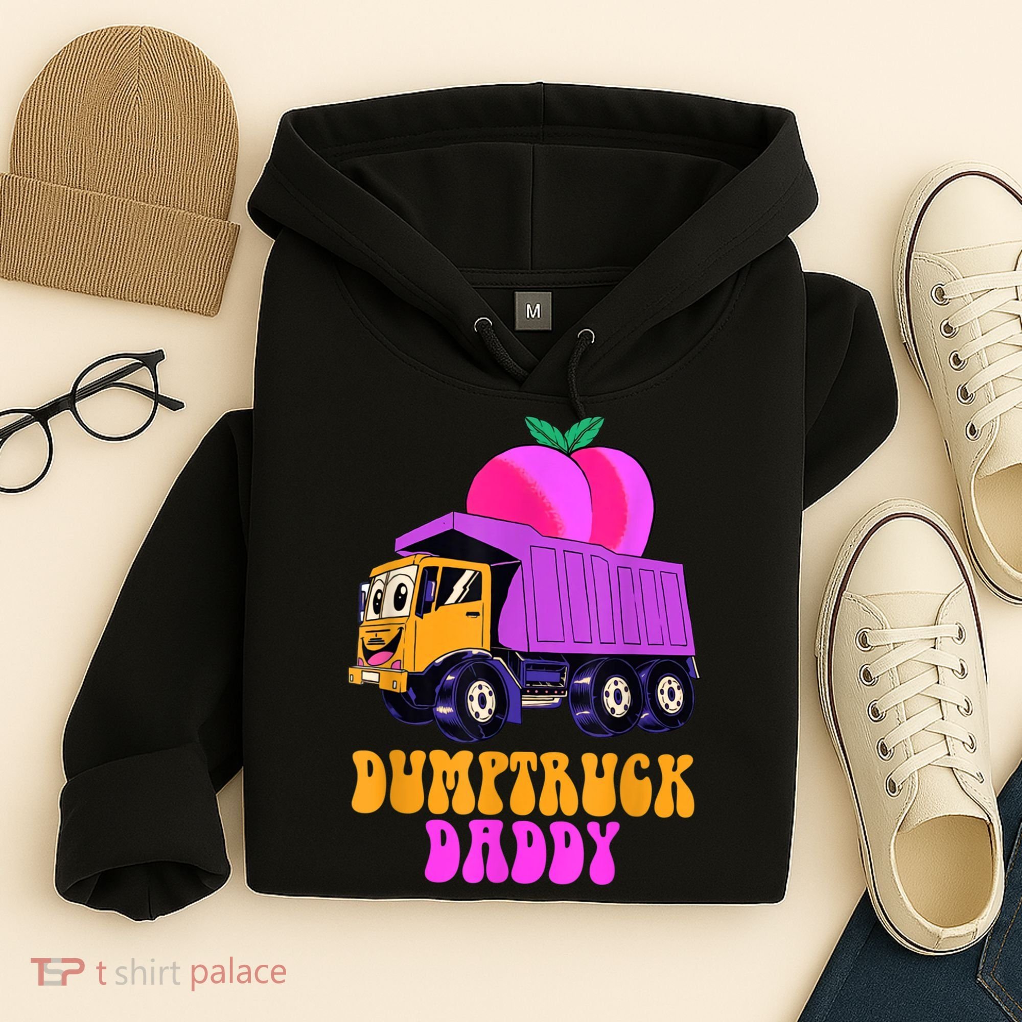 Dumptruck Daddy Funny Hoodie