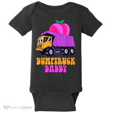 Dumptruck Daddy Funny Baby Bodysuit