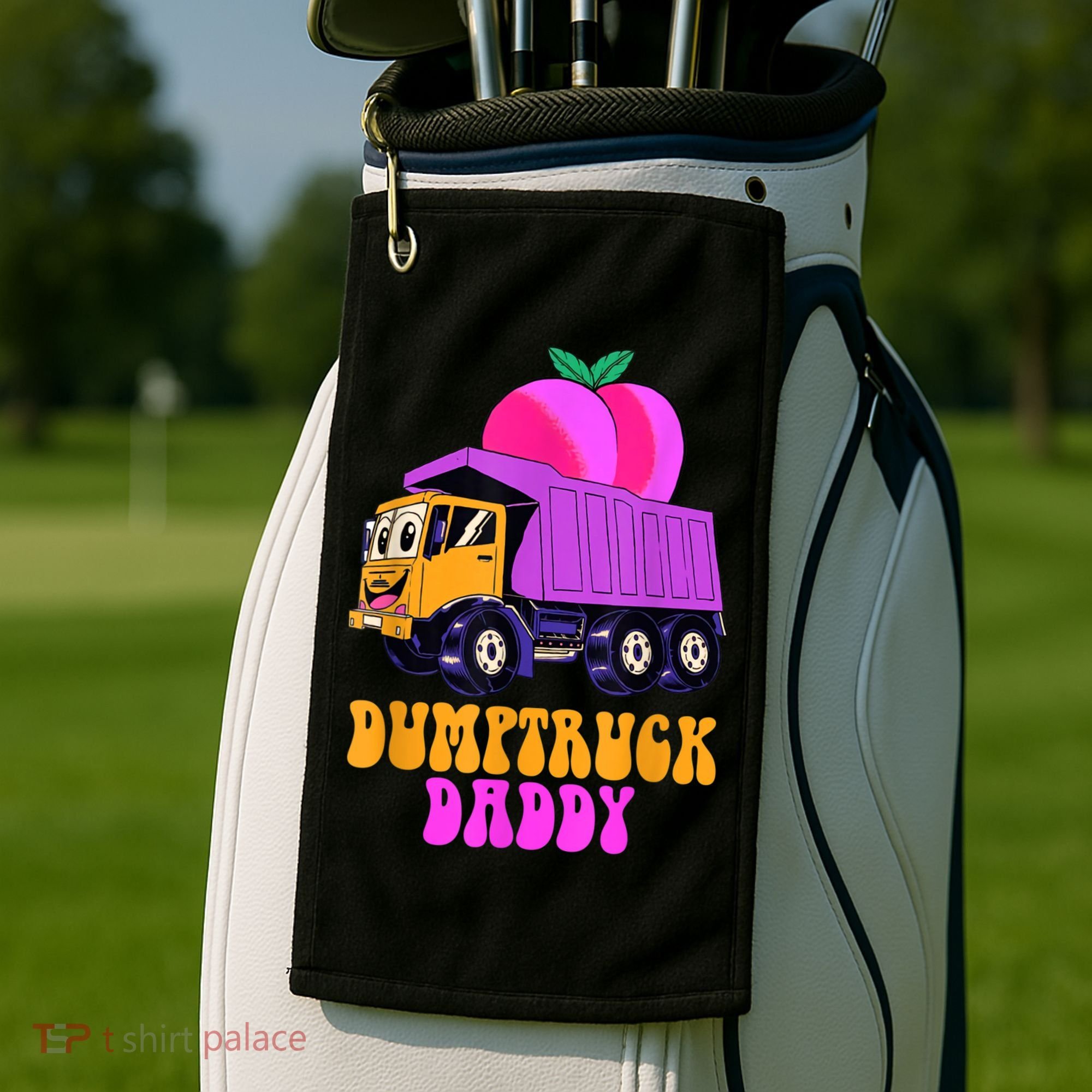 Dumptruck Daddy Funny Golf Towel