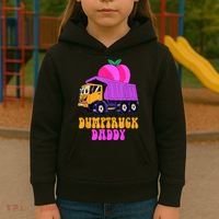 Dumptruck Daddy Funny Kids Hoodie thumb 3