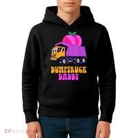 Dumptruck Daddy Funny Kids Hoodie thumb 4