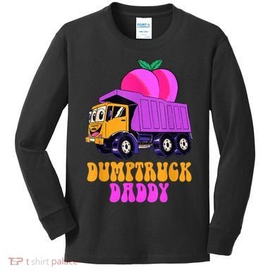 Dumptruck Daddy Funny Kids Long Sleeve Shirt