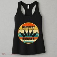 Driveway Drinker Funny Drinking Lover Humor For Dad Daddy Women's Tank Top thumb 3