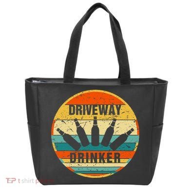 Driveway Drinker Funny Drinking Lover Humor For Dad Daddy Tote Bag