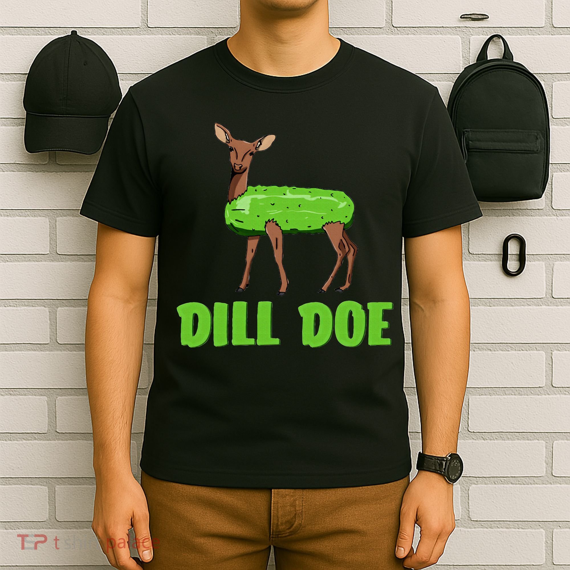 Dill Doe Funny Adult Humor Funny Nature Deer Redneck T-Shirt
