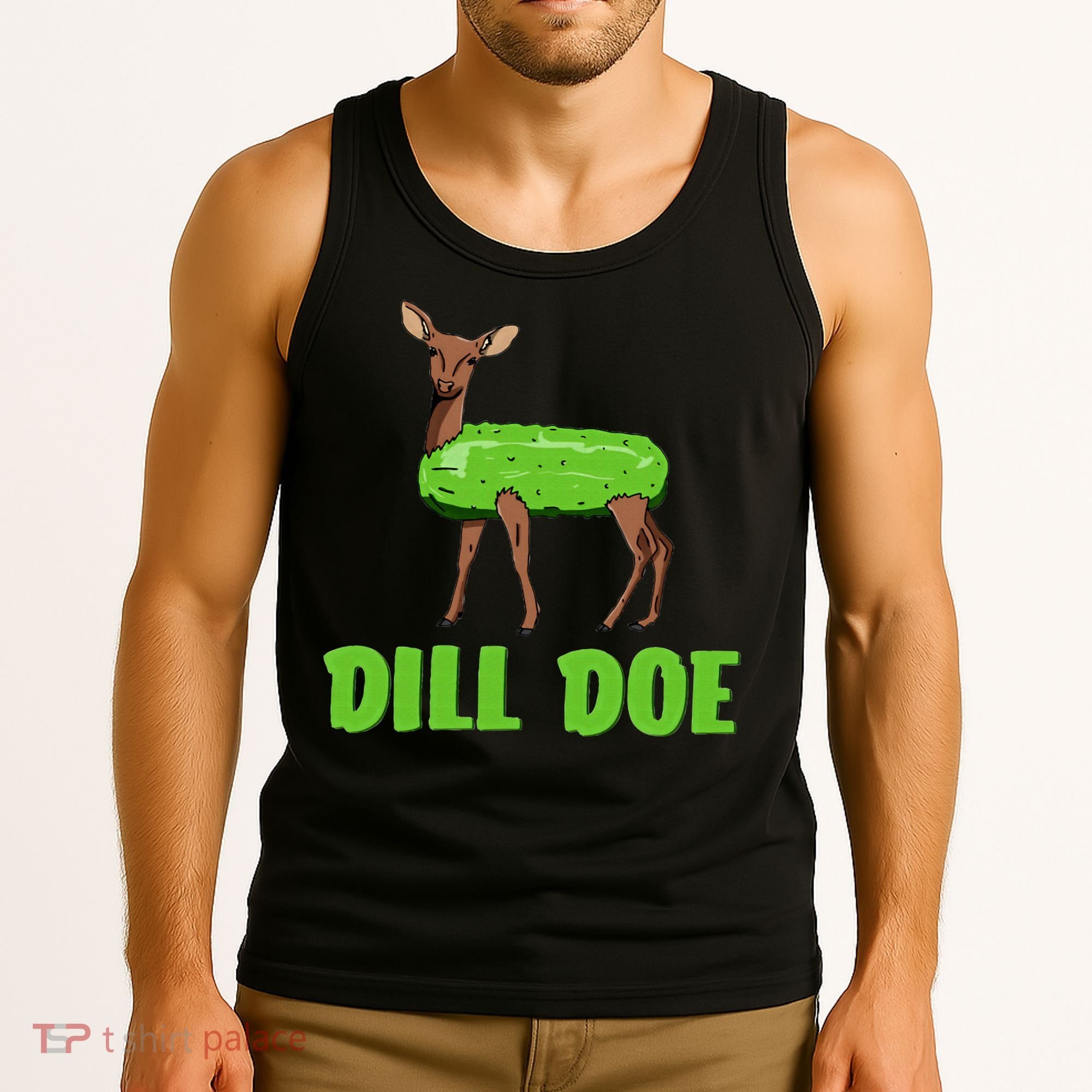 Dill Doe Funny Adult Humor Funny Nature Deer Redneck Tank Top