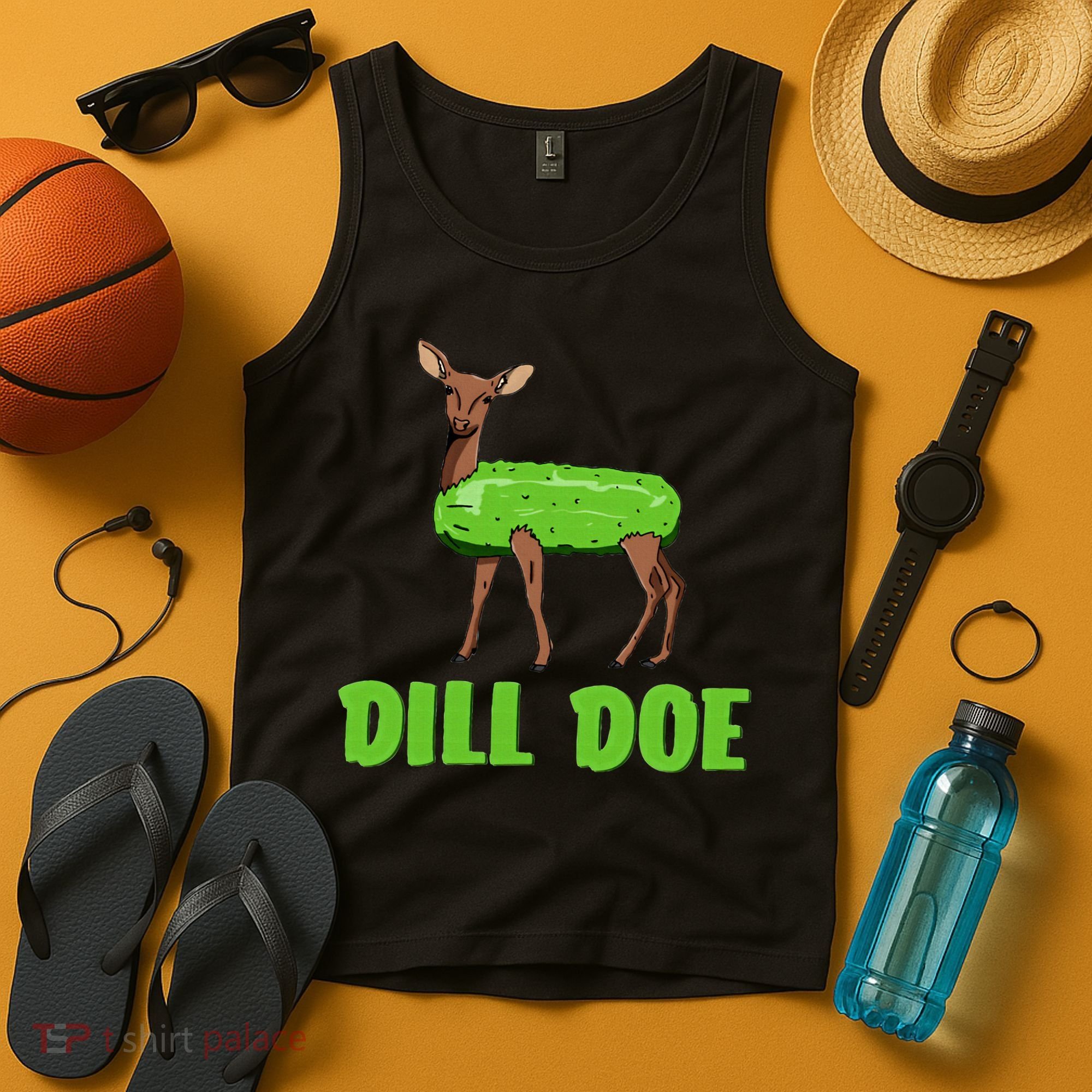 Dill Doe Funny Adult Humor Funny Nature Deer Redneck Tank Top