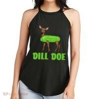 Dill Doe Funny Adult Humor Funny Nature Deer Redneck Women's Perfect Tri Rocker Tank thumb 2