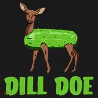 Dill Doe Funny Adult Humor Funny Nature Deer Redneck Women's Tri-Blend 3/4-Sleeve Raglan Shirt thumb 4