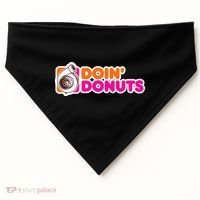 Doin Donuts Funny Racing & Drift Car Enthusiast USA-Made Doggie Bandana thumb 0