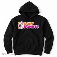 Doin Donuts Funny Racing & Drift Car Enthusiast Hoodie thumb 0