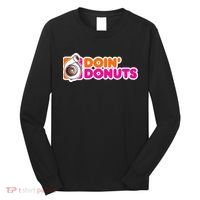 Doin Donuts Funny Racing & Drift Car Enthusiast Long Sleeve Shirt thumb 0