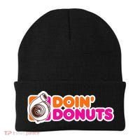 Doin Donuts Funny Racing & Drift Car Enthusiast Beanie thumb 0