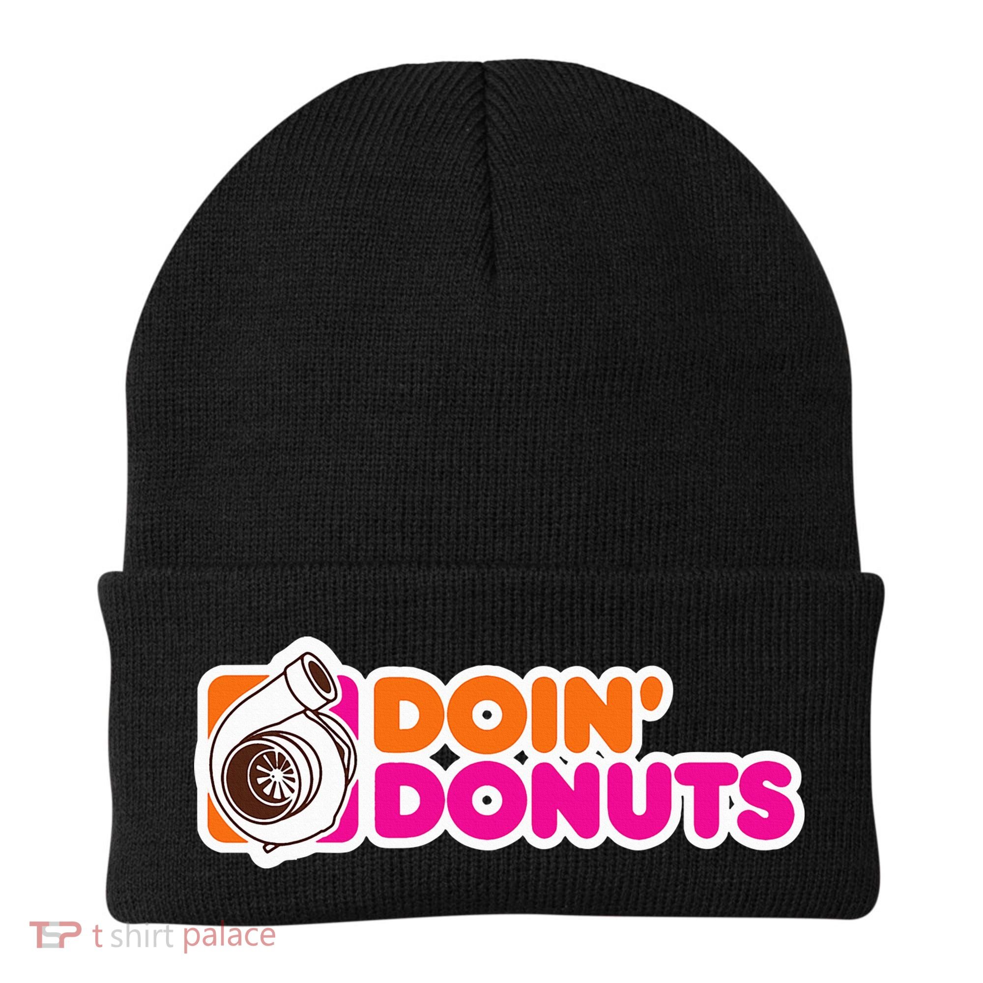 Doin Donuts Funny Racing & Drift Car Enthusiast Beanie