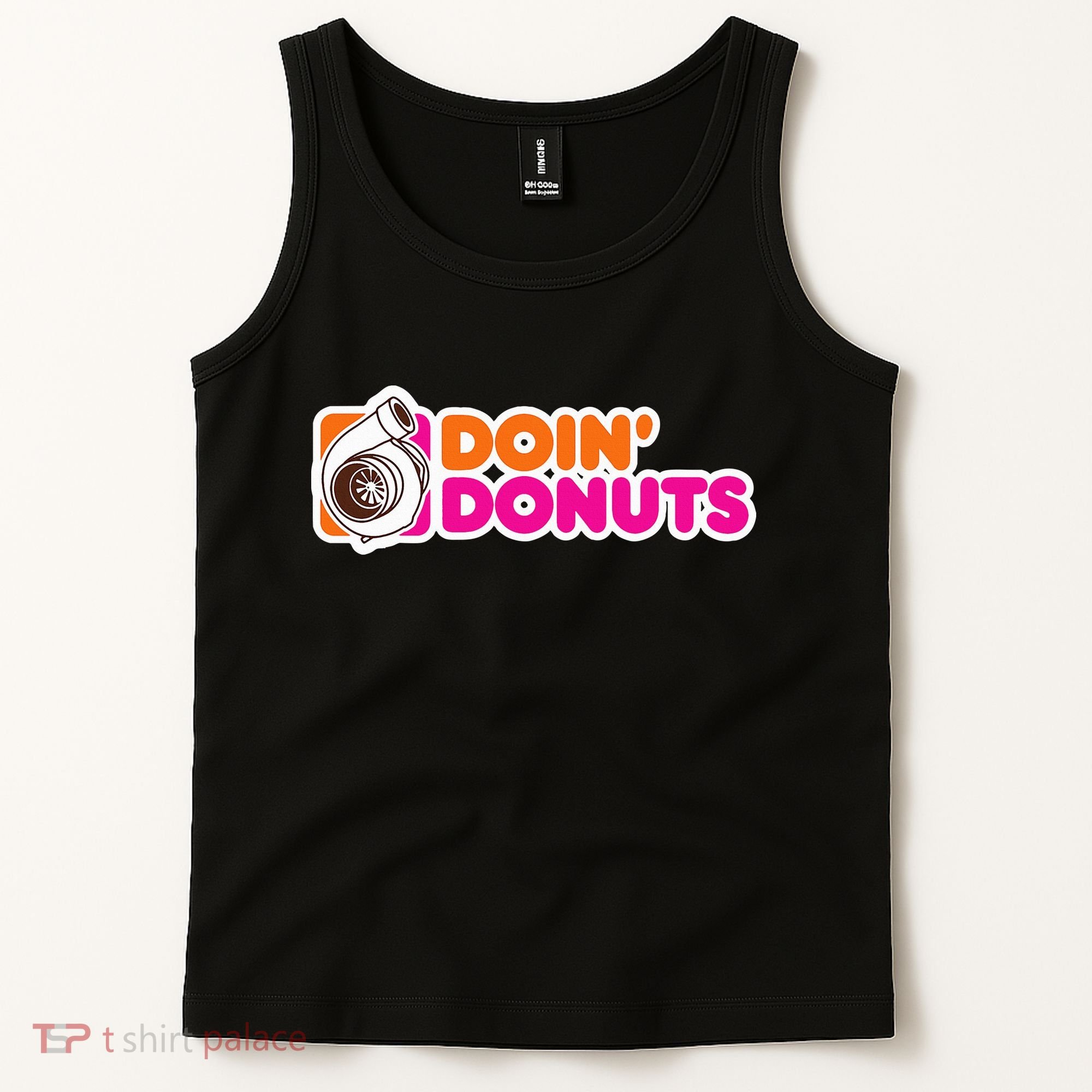 Doin Donuts Funny Racing & Drift Car Enthusiast Tank Top