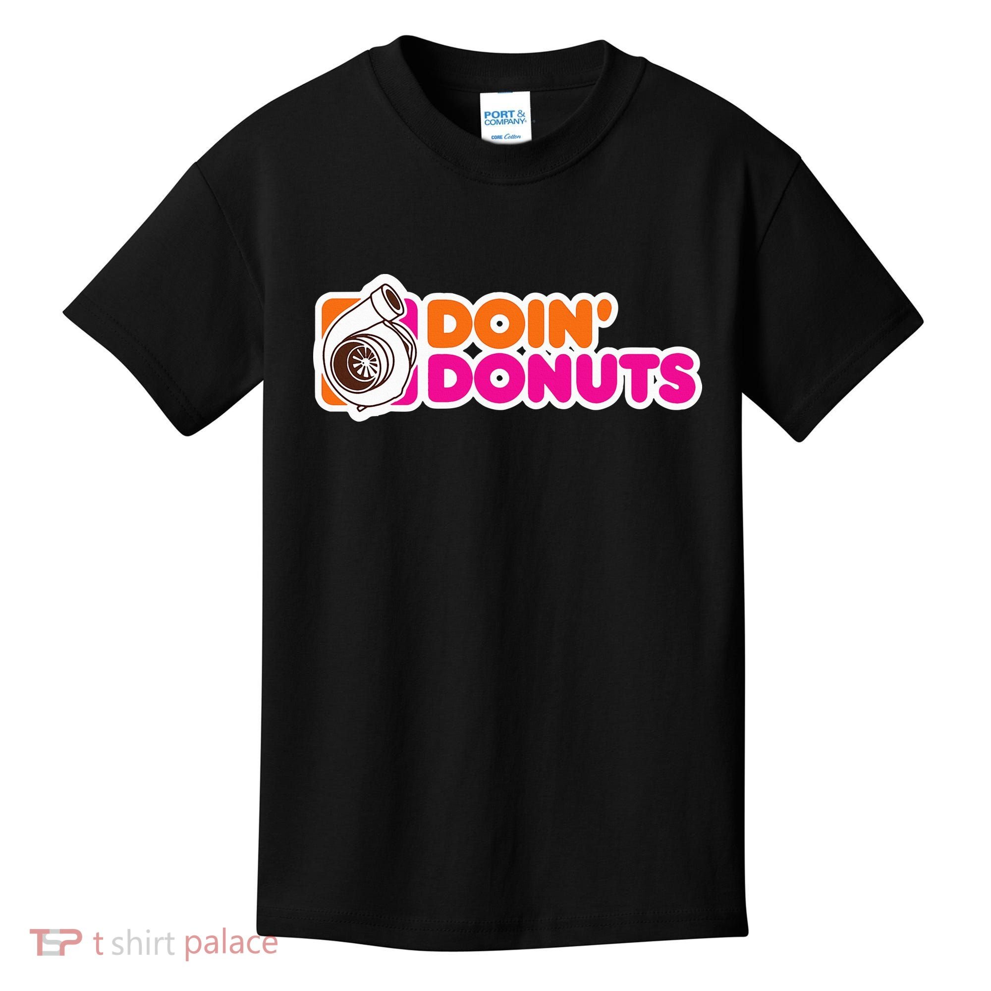 Doin Donuts Funny Racing & Drift Car Enthusiast Kids T-Shirt