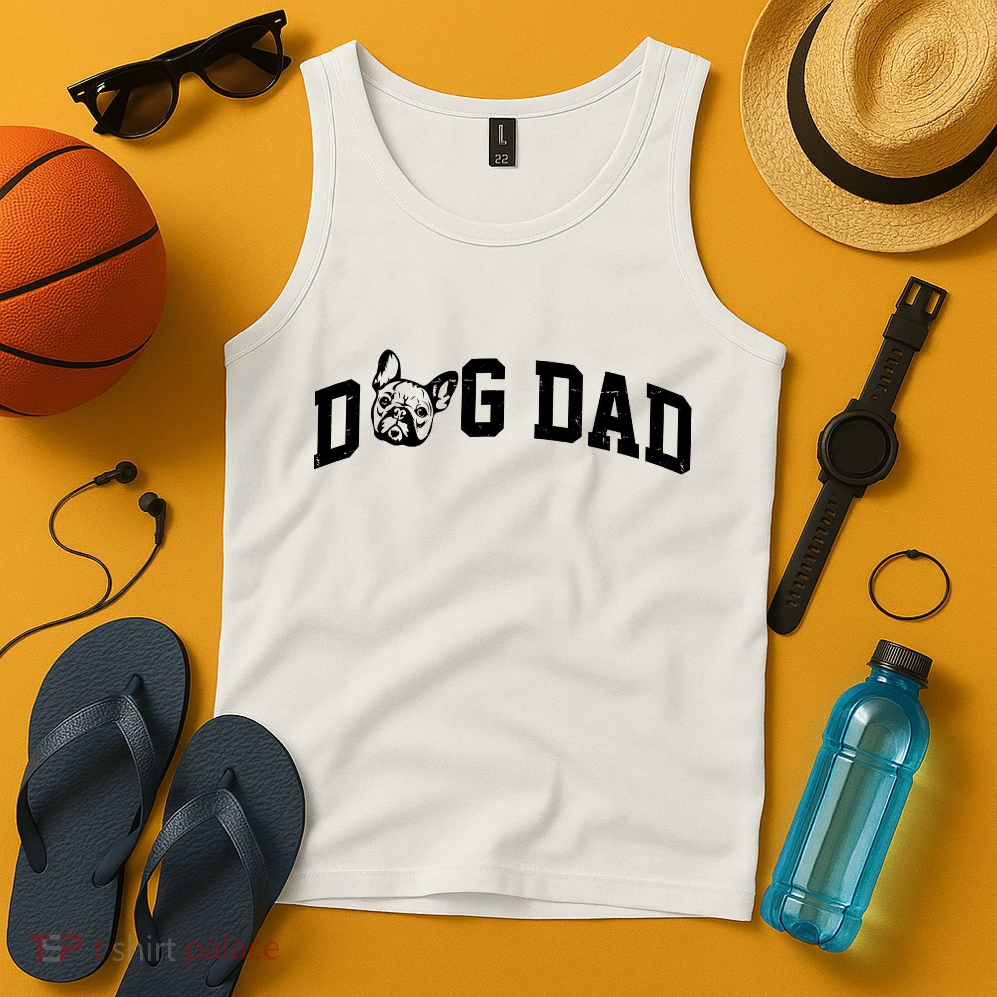 Dog Dad French Bulldog Tank Top
