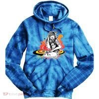 Dj Deejay Girl Music Techno Headphones Turntable Pop Cute Gift Tie Dye Hoodie thumb 0