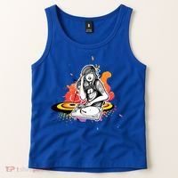 Dj Deejay Girl Music Techno Headphones Turntable Pop Cute Gift Tank Top thumb 2