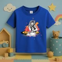 Dj Deejay Girl Music Techno Headphones Turntable Pop Cute Gift Toddler T-Shirt thumb 3