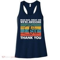 Dear Dad Great Job We're Awesome Thank You Father Women's Tank Top thumb 0