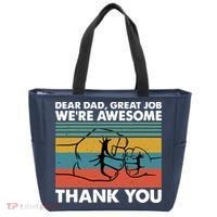 Dear Dad Great Job We're Awesome Thank You Father Tote Bag thumb 0