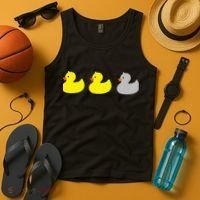 Duck Duck Gray Duck Funny Minnesota Tank Top thumb 4