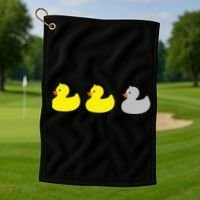 Duck Duck Gray Duck Funny Minnesota Golf Towel thumb 1