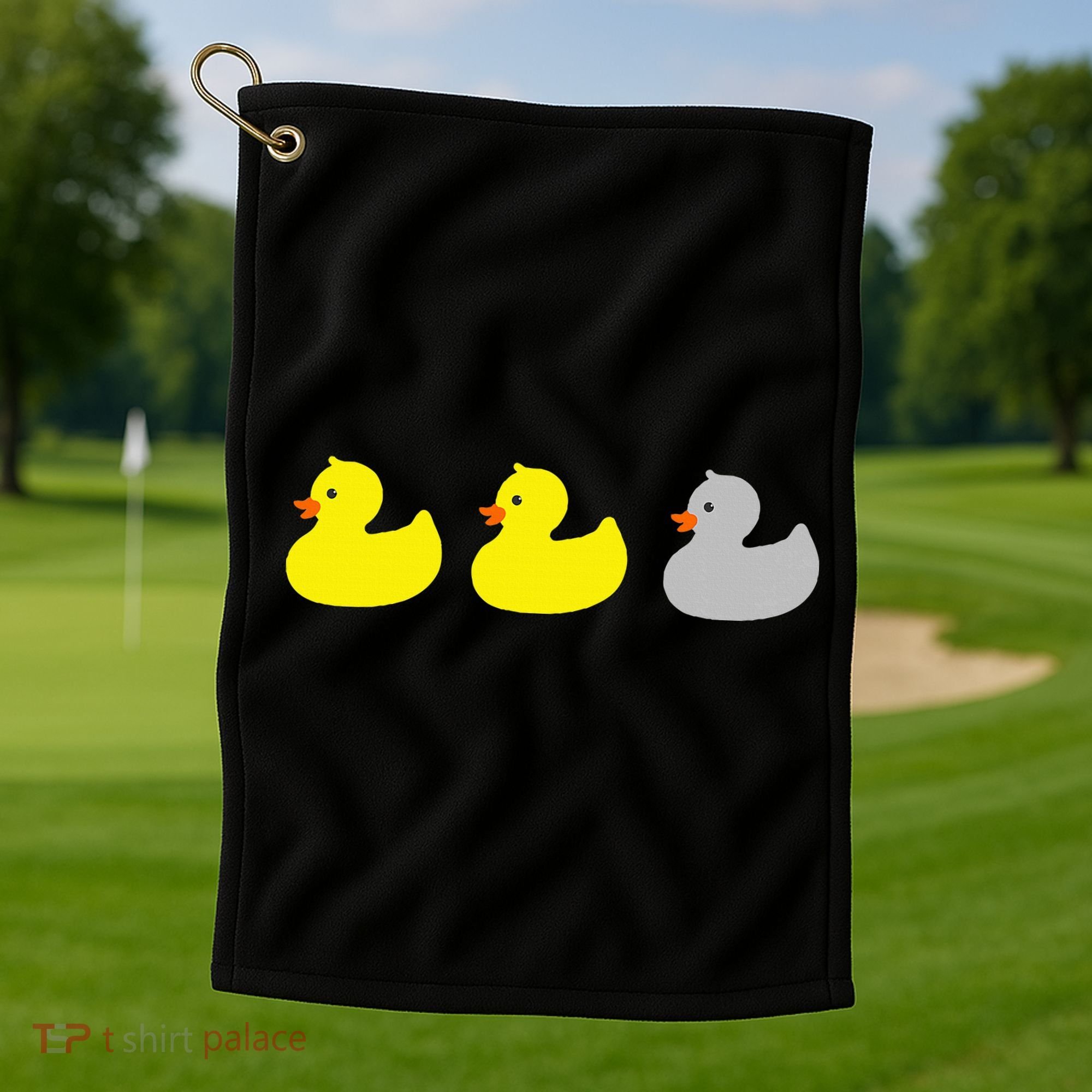 Duck Duck Gray Duck Funny Minnesota Golf Towel