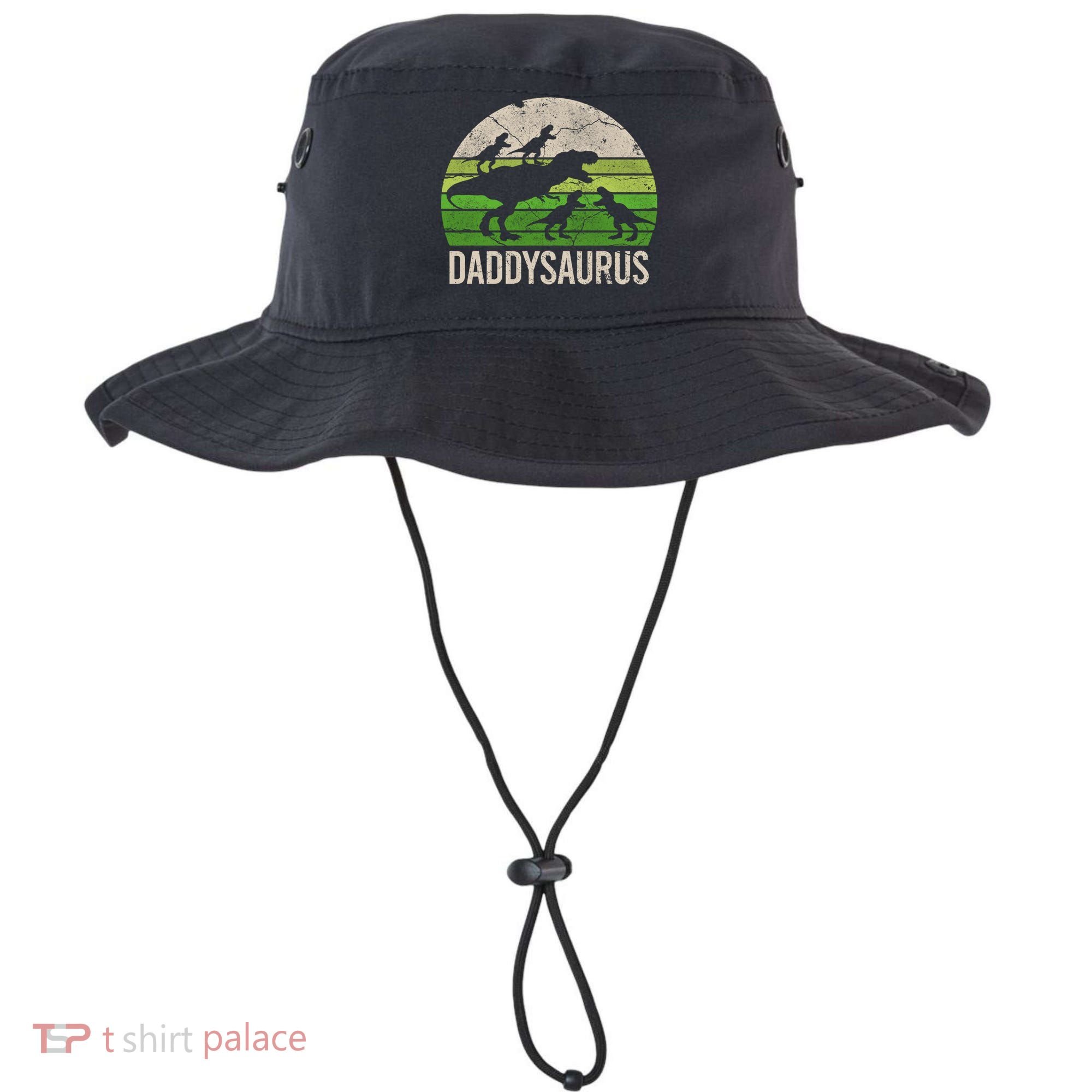 Daddy Dinosaur Gift Daddysaurus Rex 4 Cool Gift Cool Gift Bucket Hat