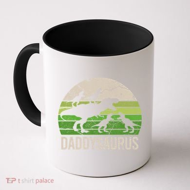 Daddy Dinosaur Gift Daddysaurus Rex 4 Cool Gift Cool Gift Coffee Mug