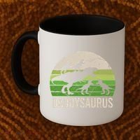 Daddy Dinosaur Gift Daddysaurus Rex 4 Cool Gift Cool Gift Coffee Mug thumb 2