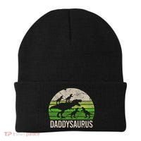 Daddy Dinosaur Gift Daddysaurus Rex 4 Cool Gift Cool Gift Beanie thumb 0