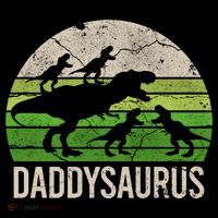 Daddy Dinosaur Gift Daddysaurus Rex 4 Cool Gift Cool Gift Ornament thumb 1
