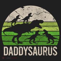 Daddy Dinosaur Gift Daddysaurus Rex 4 Cool Gift Cool Gift Hat thumb 2