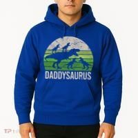 Daddy Dinosaur Gift Daddysaurus Rex 4 Cool Gift Cool Gift Hoodie thumb 2